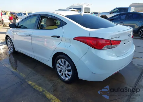 2011 Hyundai Elantra Gls z USA, uszkodzony, nr VIN 5NPDH4AE1BH033834